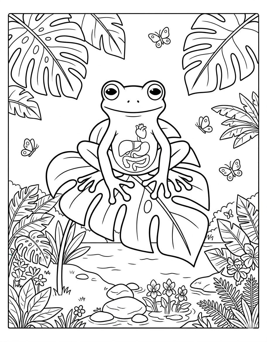 Fruggles Coloring Page